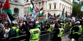 تظاهرة في برلين تضامنا مع الشعب الفلسطيني