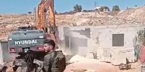 الاحتلال يهدم 3 منشآت سكنية في الجفتلك