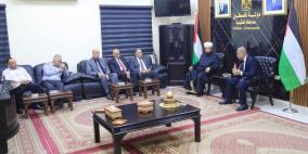 قلقيلية: المحافظ يلتقي وزير الاوقاف والشؤون الدينية