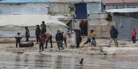 غرق مئات الخيام في مخيمات النزوح في مناطق متفرقة من قطاع غزة