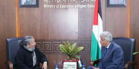 برهم يبحث مع "اليونيسيف" تنسيق الجهود لإغاثة التعليم في غزة