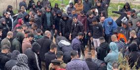 تشييع جثمان الشهيد أيمن ناجي في ضاحية ارتاح جنوب طولكرم