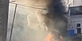 الاحتلال يقصف مركبة في الحي الشرقي بمدينة جنين