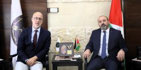 النائب العام يلتقي ممثل البرازيل لدى دولة فلسطين