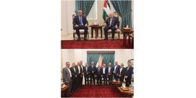 الرئيس يستقبل قائد جهاز الارتباط العسكري وعدد من ضباط الجهاز .