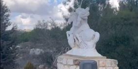 لبنان: جيش الاحتلال يهدم تمثالا لقديس مسيحيّ في "أحد الشعانين"