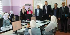  "التربية" تتفقد سير العمل في تطبيق  دراسة بيزا الدولية في رام الله