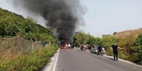 لبنان: شهيد بقصف سيارة على طريق أبو الأسود في منطقة صور