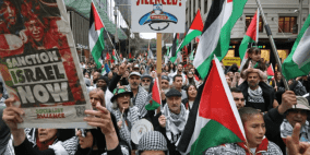 مظاهرة حاشدة في واشنطن تطالب باعتقال نتنياهو كمجرم حرب