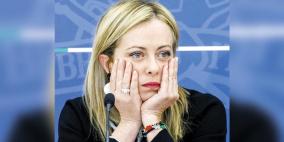   رئيسة الوزراء الايطالية امام القضاء بسبب الحرب على غزة