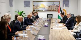 الشيخ يبحث مع وفد ألماني دعم حل الدولتين وسبل إدخال المساعدات إلى غزة