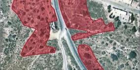 سلطات الاحتلال تصدر قرارا باقتلاع أشجار من أراضي راس كركر وكفر نعمة