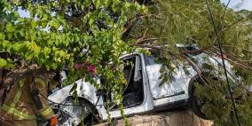 مصرع امرأة في حادث طرق ذاتي ببلدة جت