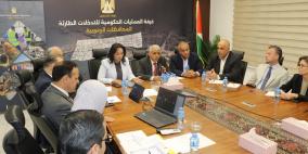 غرفة العمليات الحكومية تستعرض خطة الإغاثة والتعافي المبكر لقطاع التعليم في غزة