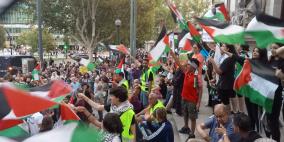 تظاهرات في أكثر من 40 مدينة إسبانية تضامنا مع شعبنا