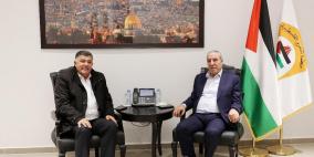 الشيخ يستقبل محافظ نابلس