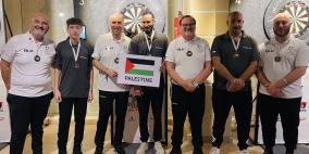 فريقا رام الله وسرية رام الله يحرزان برونزية بطولة الأندية العربية للدارتس