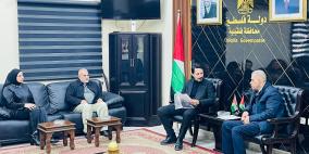 قلقيلية: المحافظ يلتقي وفد من لجنة الانتخابات المركزية