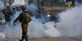 إصابة طفل بالرصاص الحي والعشرات بالاختناق خلال اقتحام الاحتلال بيت فوريك شرق نابلس