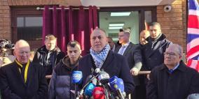 بالصور| تدشين سفارة دولة فلسطين في لندن