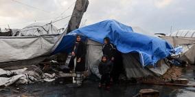 وفاة 5 أطفال و10 من كبار السن في غزة بسبب البرد وضيق التنفس