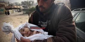 وفاة رضيع نتيجة البرد القارس جنوبي قطاع غزة