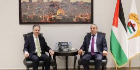 الشيخ يستقبل القنصل الإسباني لدى دولة فلسطين