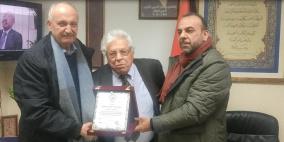 الاتحاد العام للكتاب والأدباء الفلسطينيين يكرم الكاتب والمناضل توفيق فياض