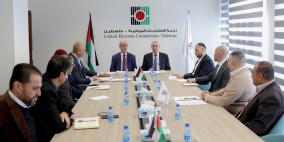 لجنة الانتخابات المركزية تستقبل نائب رئيس دولة فلسطين وتستعرض معه مستجدات العملية الانتخابية