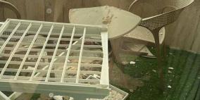 سقوط شظايا صواريخ في مخيم قلنديا وكفر عقب