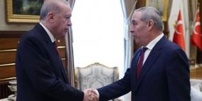 وفد فلسطيني برئاسة الشيخ يلتقي الرئيس التركي