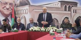 بالصور| وزير الداخلية يتفقد محافظة جنين ويلتقي المحافظ ويعقد اجتماعاً موسعاً