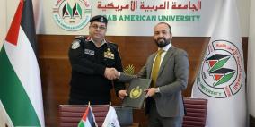 الدفاع المدني والجامعة العربية الأمريكية يوقعان اتفاقية تعاون لتعزيز السلامة العامة
