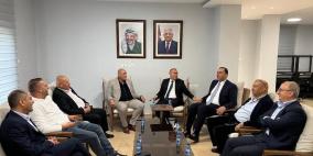 بحث آفاق التعاون بين اتحاد الغرف الفلسطينية واتحاد الحجر والرخام