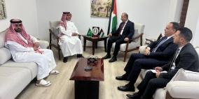 السفير العكلوك يستقبل المندوب الدائم للسعودية لدى الجامعة العربية