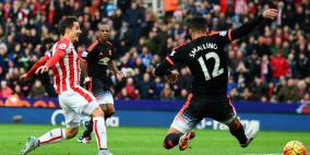 ستوك سيتي يوقف الانطلاقة المثالية لمانشستر يونايتد