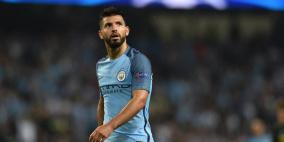 انتصار فريد لأغويرو في فوز السيتي الساحق بالأبطال