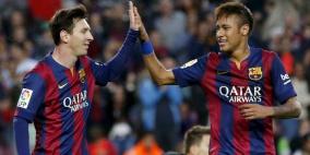 ميسي يودع نيمار على انستغرام 