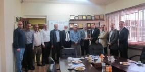 ملتقى رجال اعمال نابلس يستقبل وفدا من ملتقى الاعمال الفلسطيني الاردني