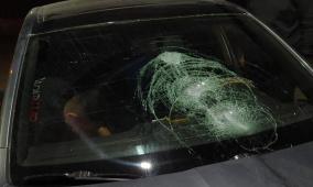 مستوطنون يهاجمون مركبات المواطنين قرب المنيا في بيت لحم