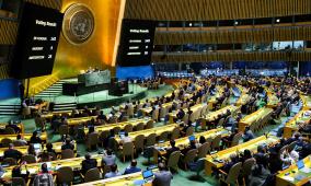 الأمم المتحدة تعتمد قرارًا لصالح فلسطين بأغلبية ساحقة