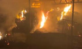 مستوطنون يحرقون خياما في منطقة الميتة بالأغوار الشمالية