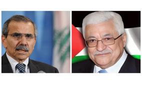 اتصال هاتفي بين الرئيس عباس ورئيس الوزراء اللبناني