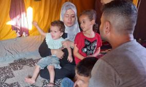 حنان المدهون… عيون أُطفئت وحياة انهارت بنيران العدوان