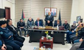 وزير الداخلية يتفقد محافظة الخليل ويجري سلسلة لقاءات رسمية ومجتمعية