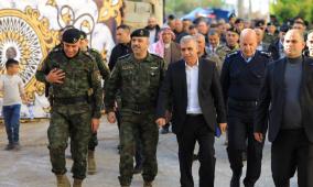 صور| قائد قوات الأمن الوطني ومحافظ قلقيلية يتفقدان القوة الأمنية في المنطقة الجنوبية للمحافظة