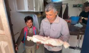 وفاة رضيع في دير البلح بسبب البرد القارس