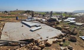 تهجير قسري لـ20 أسرة من تجمع شلال العوجا البدوي شمال أريحا