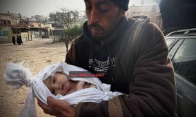 وفاة رضيع نتيجة البرد القارس جنوبي قطاع غزة