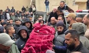 تشييع جثمان الشهيد أبو قبيطة في يطا جنوب الخليل